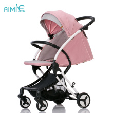 AIMILE marca de freio de um pé carrinho de bebê dobrável cores rosa carrinho de bebê carrinho de bebê feito na china
